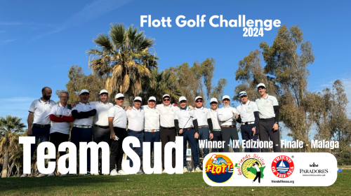 Il team sud che vince la finale della IX edizione del Flott Golf Challenge 2024-25